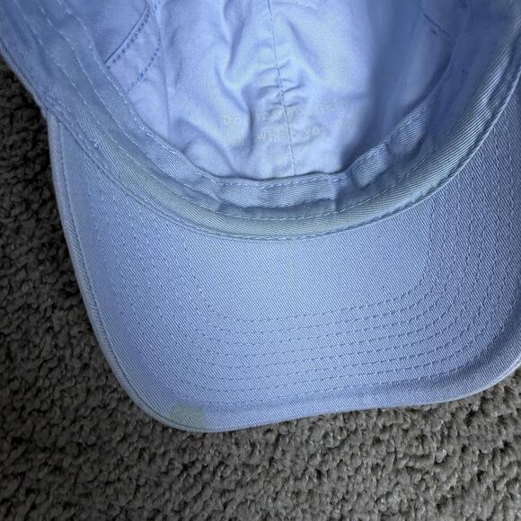 Life Is Good Hat Cap Strap Back Womens Adjustable Blue Embroidered Flower Logo - Picture 11 of 12